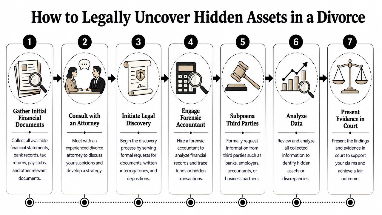 How to Legally Uncover Hidden Assets in a Divorce