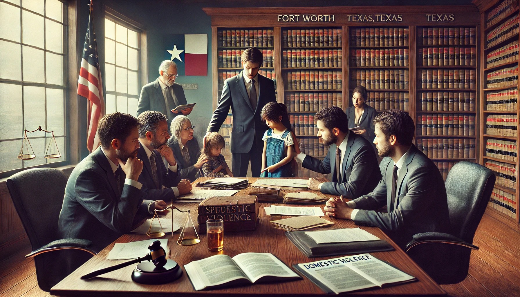 Observing violence in divorce cases