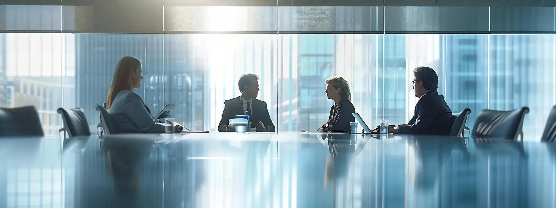 a focused mediation scene in a modern conference room, featuring a professional mediator guiding two parties seated at a sleek table, with expressions of concentration and respect, illuminated by soft overhead lighting that emphasizes the collaborative and structured atmosphere. a focused mediation scene in a modern conference room, featuring a professional mediator guiding two parties seated at a sleek table, with expressions of concentration and respect, illuminated by soft overhead lighting that emphasizes the collaborative and structured atmosphere.